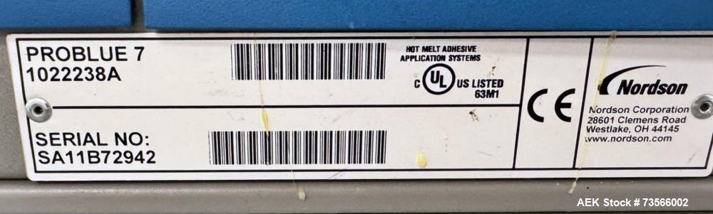 Used Serpa Packaging Solutions Horizontal Cartoner, Model 5000CAL, Serial# 1927, Year 2011. With Nordson glue unit, Multi-feeder model MFT 250IP, panel, Allen-Bradley CompactLogix L32E.