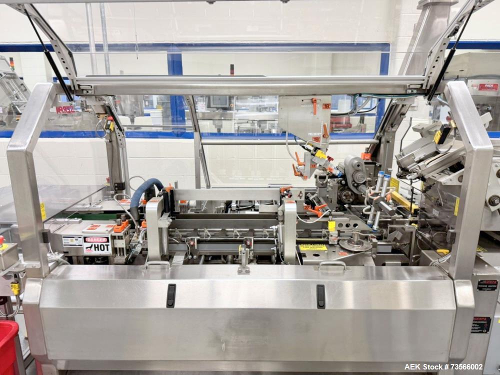 Used Serpa Packaging Solutions Horizontal Cartoner, Model 5000CAL, Serial# 1927, Year 2011. With Nordson glue unit, Multi-feeder model MFT 250IP, panel, Allen-Bradley CompactLogix L32E.