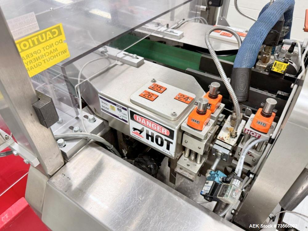 Used Serpa Packaging Solutions Horizontal Cartoner, Model 5000CAL, Serial# 1927, Year 2011. With Nordson glue unit, Multi-feeder model MFT 250IP, panel, Allen-Bradley CompactLogix L32E.