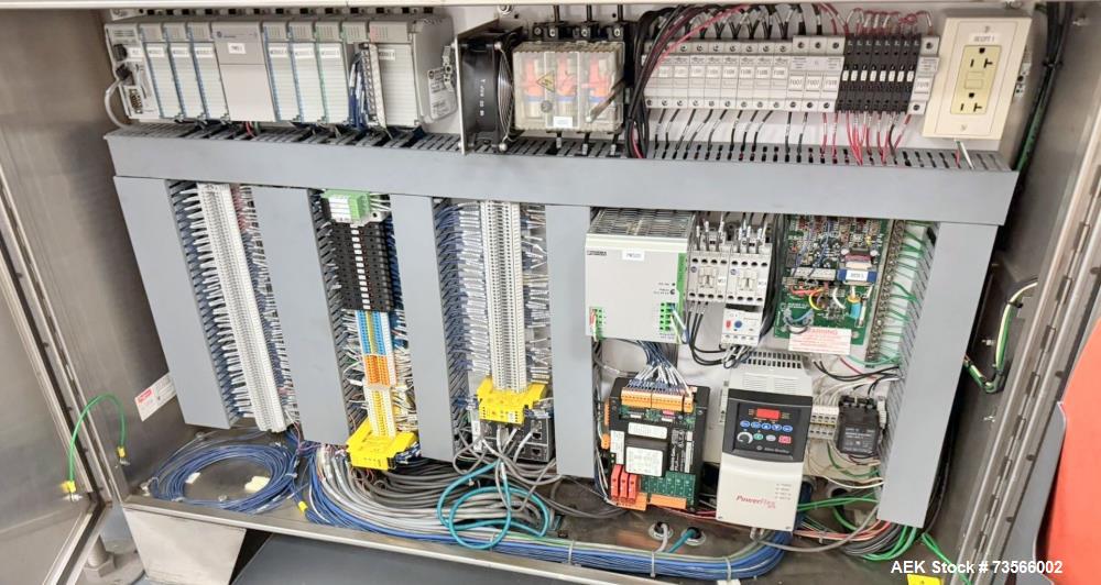 Used Serpa Packaging Solutions Horizontal Cartoner, Model 5000CAL, Serial# 1927, Year 2011. With Nordson glue unit, Multi-feeder model MFT 250IP, panel, Allen-Bradley CompactLogix L32E.