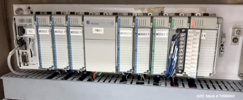 Used Serpa Packaging Solutions Horizontal Cartoner, Model 5000CAL, Serial# 1927, Year 2011. With Nordson glue unit, Multi-feeder model MFT 250IP, panel, Allen-Bradley CompactLogix L32E.