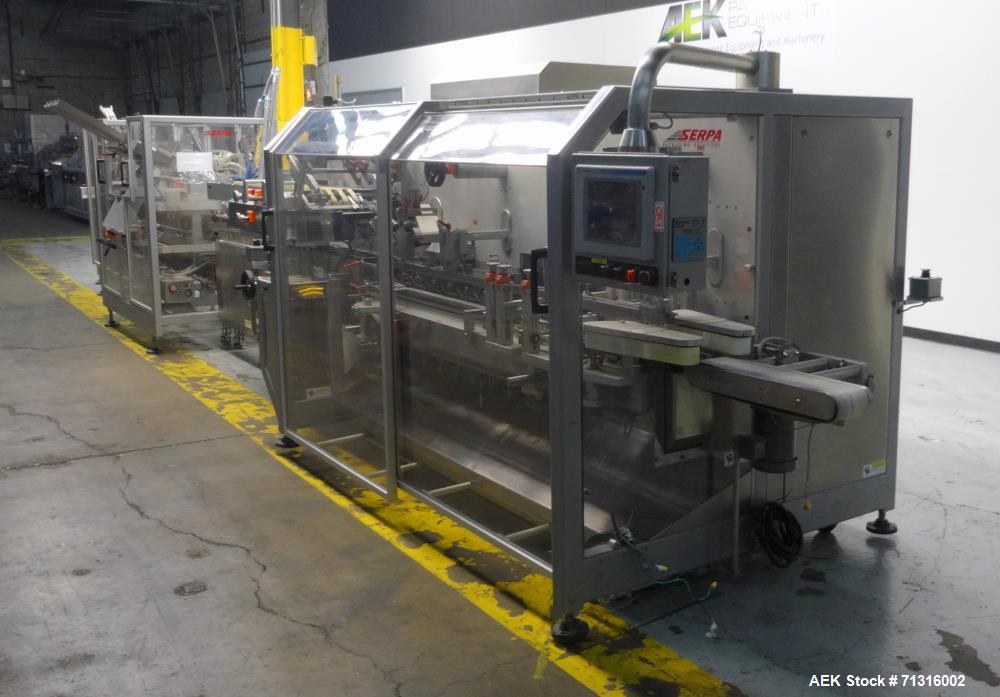 Used Serpa Model P100 Balcony-Style Automatic Horizontal Tuck Cartoner