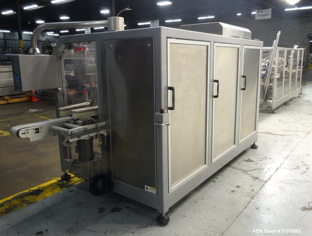 Used Serpa Model P100 Balcony-Style Automatic Horizontal Tuck Cartoner
