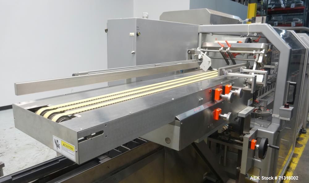 Used- Serpa Model P100 Balcony-Style Automatic Horizontal Tuck Cartoner