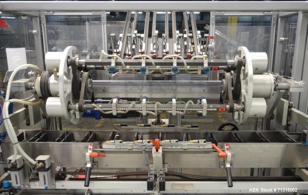 Used Serpa Model P100 Balcony-Style Automatic Horizontal Tuck Cartoner