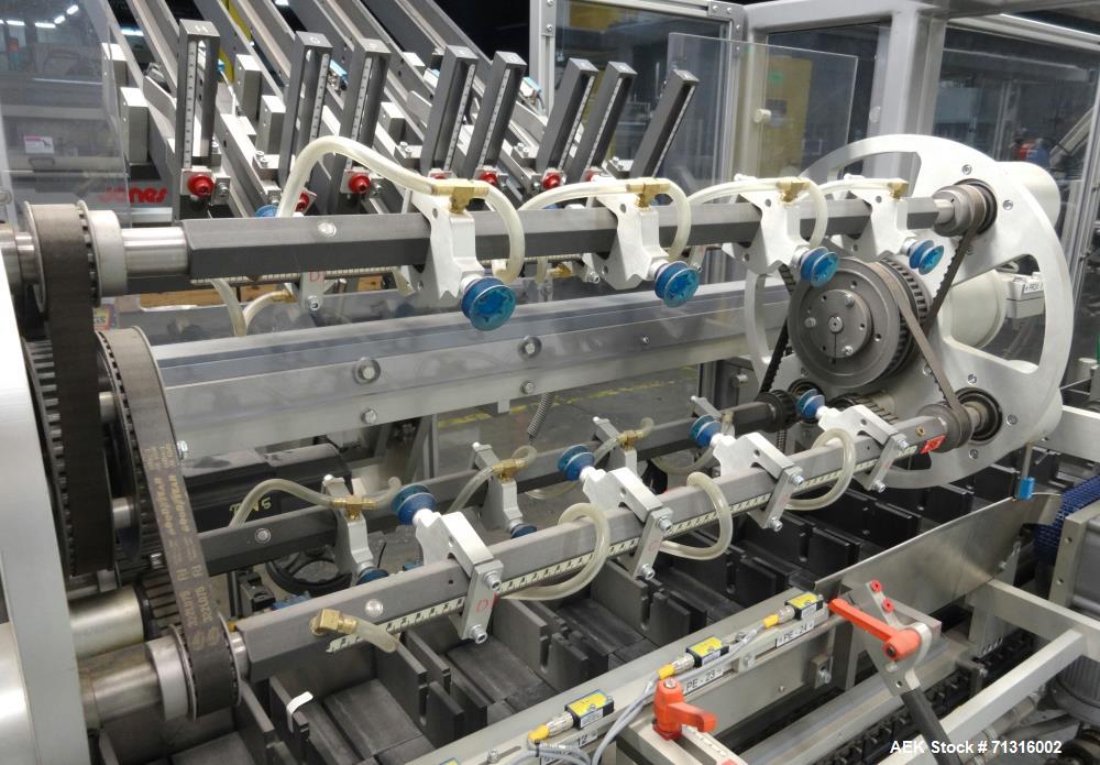 Used Serpa Model P100 Balcony-Style Automatic Horizontal Tuck Cartoner