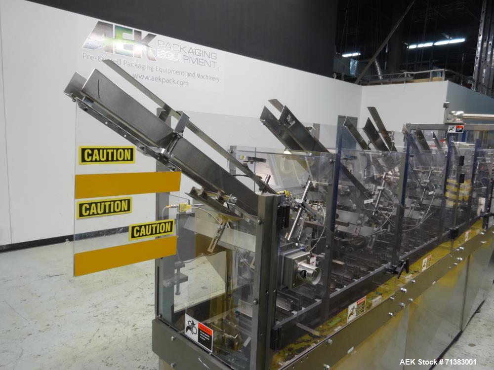Used Thiele Model Servostar 160 Automatic Horizontal Hot Melt Glue Cartoner