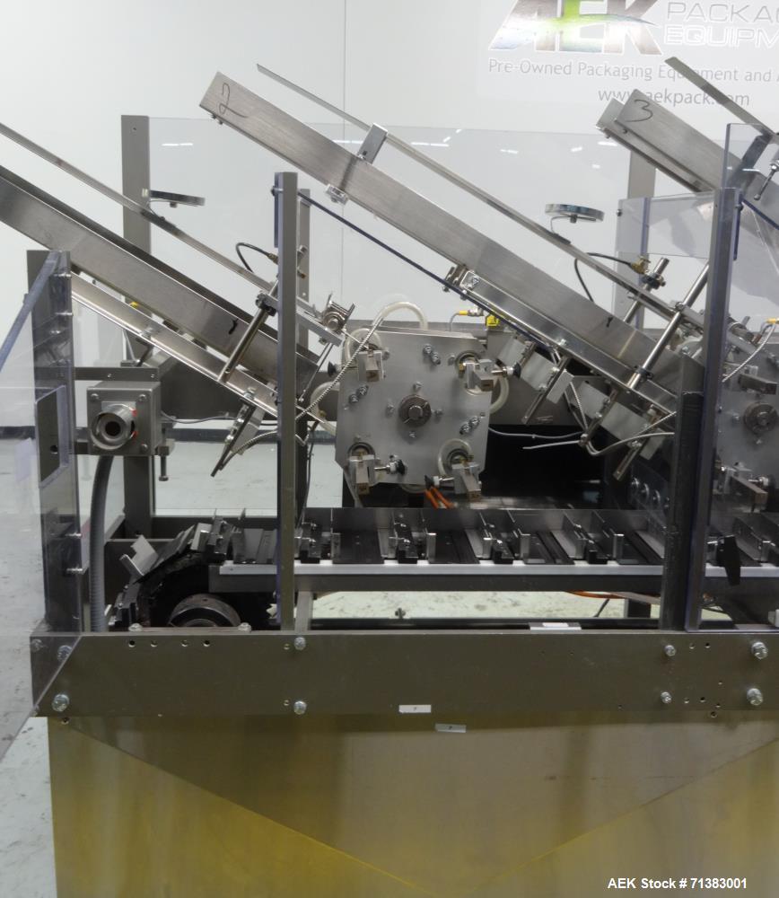 Used Thiele Model Servostar 160 Automatic Horizontal Hot Melt Glue Cartoner
