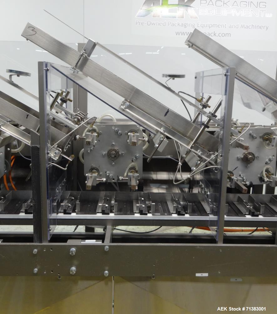 Used Thiele Model Servostar 160 Automatic Horizontal Hot Melt Glue Cartoner