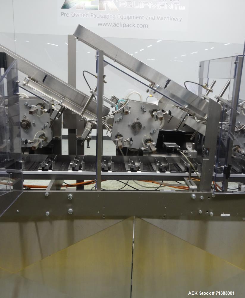 Used Thiele Model Servostar 160 Automatic Horizontal Hot Melt Glue Cartoner