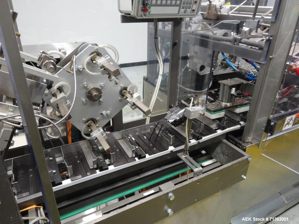 Used Thiele Model Servostar 160 Automatic Horizontal Hot Melt Glue Cartoner