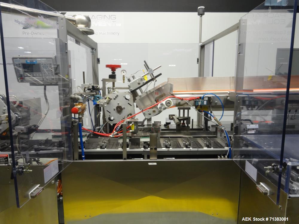 Used Thiele Model Servostar 160 Automatic Horizontal Hot Melt Glue Cartoner
