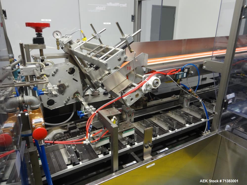 Used Thiele Model Servostar 160 Automatic Horizontal Hot Melt Glue Cartoner