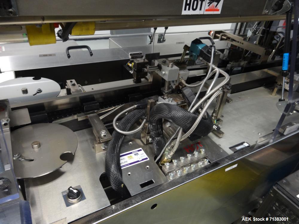 Used Thiele Model Servostar 160 Automatic Horizontal Hot Melt Glue Cartoner