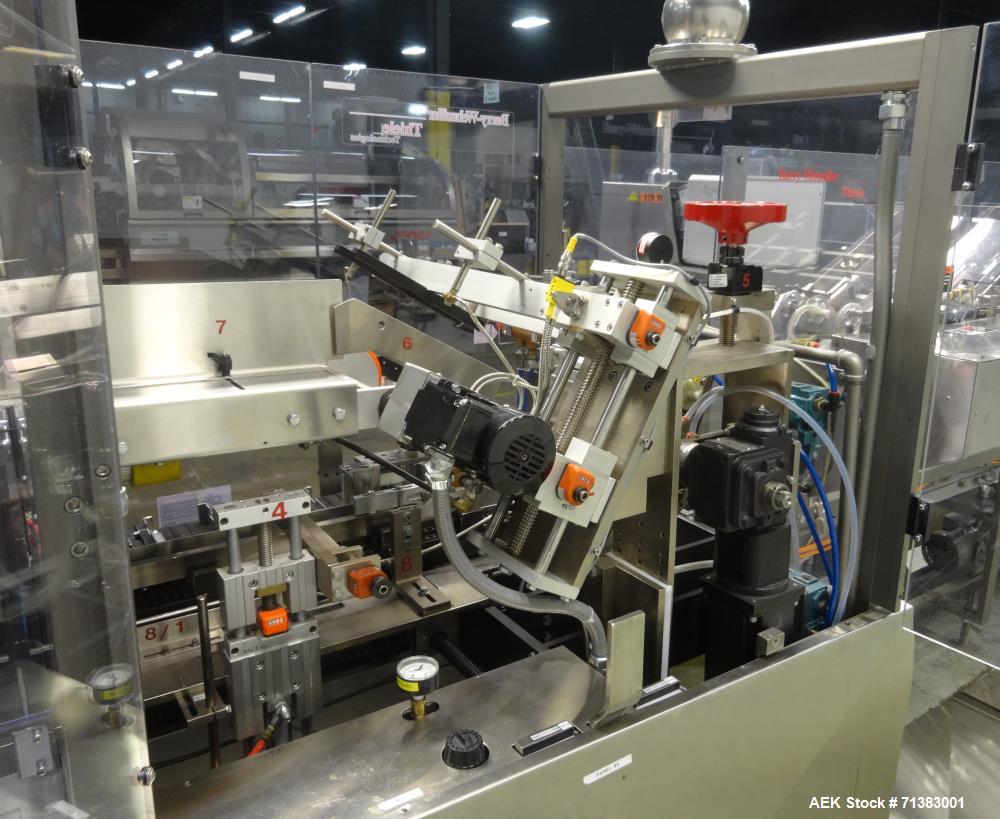 Used Thiele Model Servostar 160 Automatic Horizontal Hot Melt Glue Cartoner