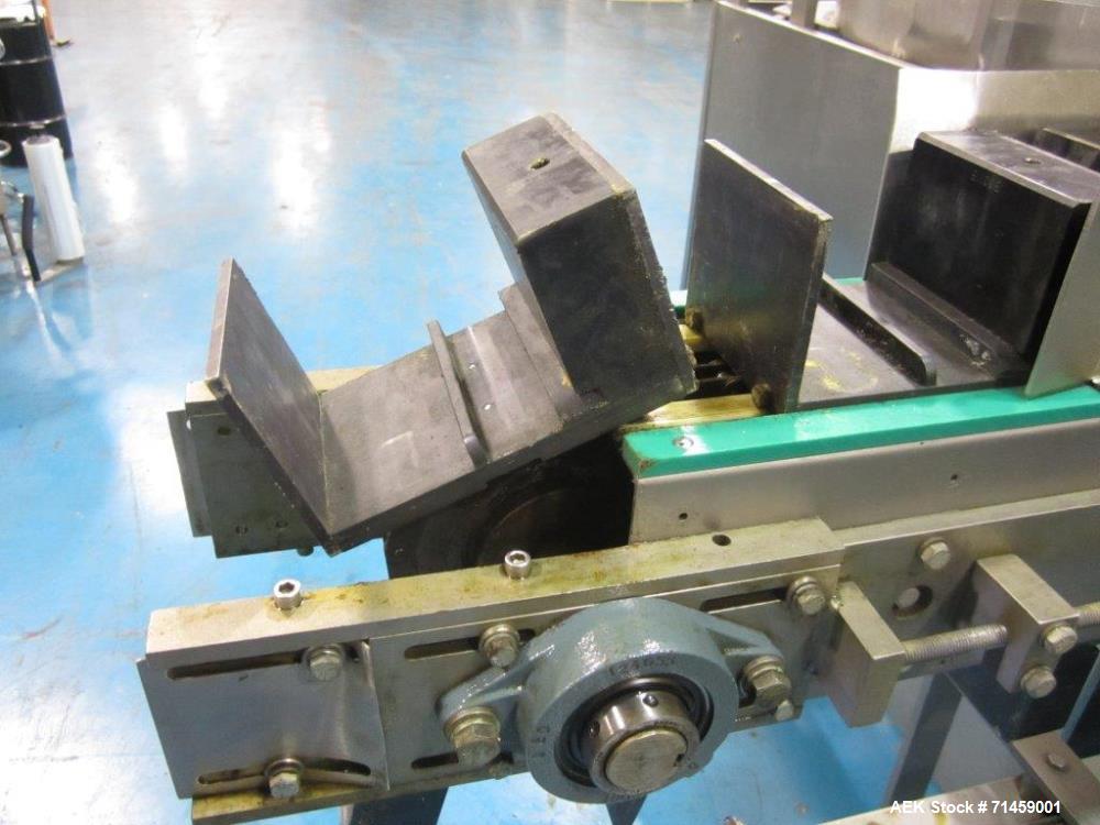 Used Thiele Series 50 Model IM Hair Care Cartoning and Case Packing Line