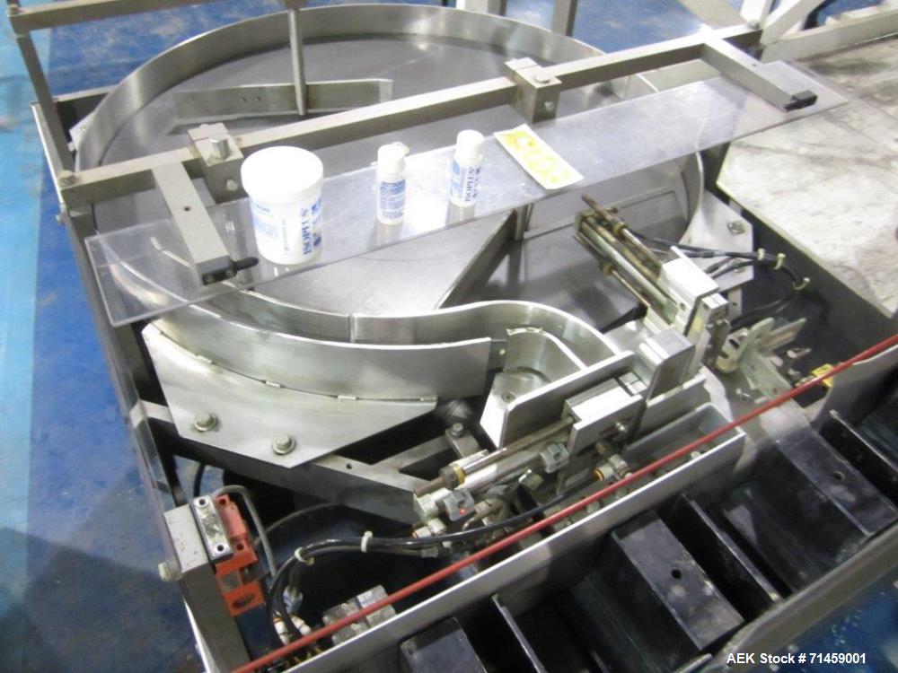 Used Thiele Series 50 Model IM Hair Care Cartoning and Case Packing Line