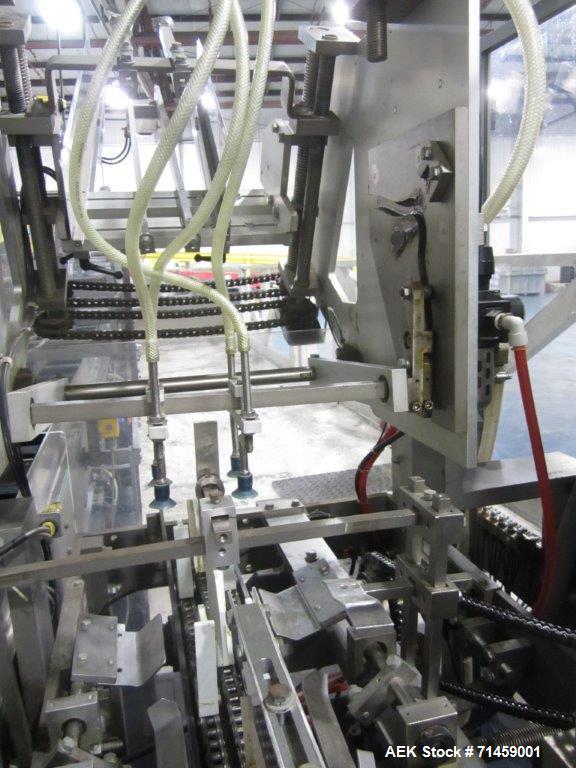 Used Thiele Series 50 Model IM Hair Care Cartoning and Case Packing Line
