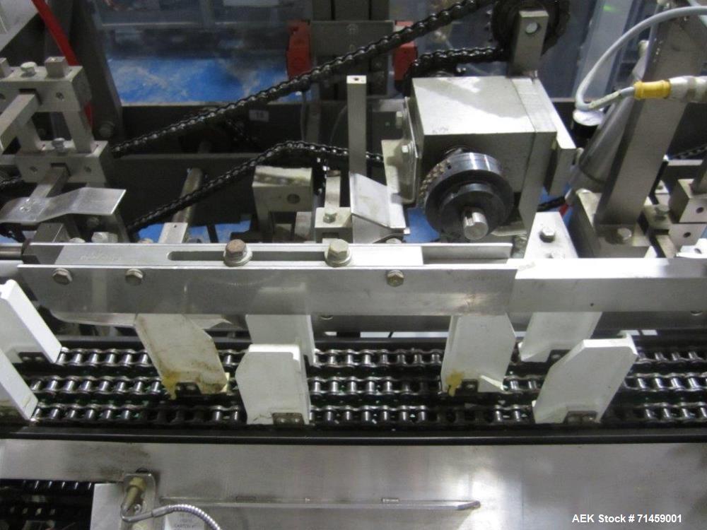 Used Thiele Series 50 Model IM Hair Care Cartoning and Case Packing Line