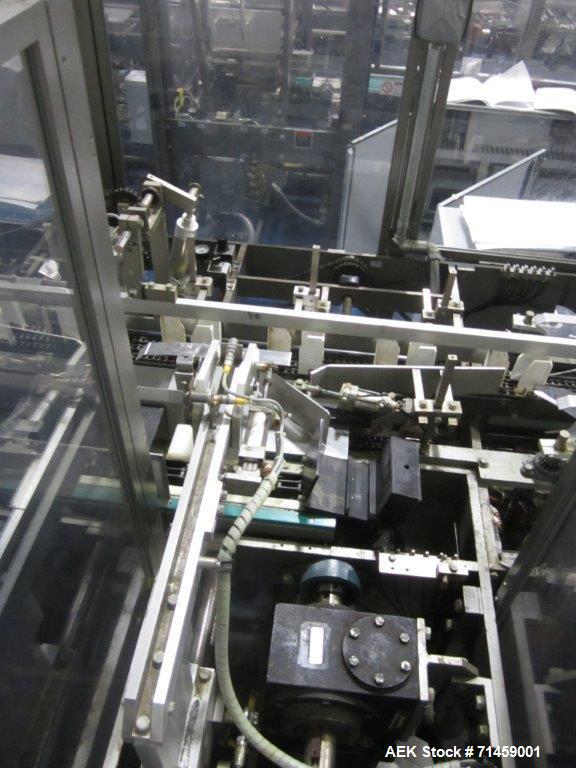 Used Thiele Series 50 Model IM Hair Care Cartoning and Case Packing Line