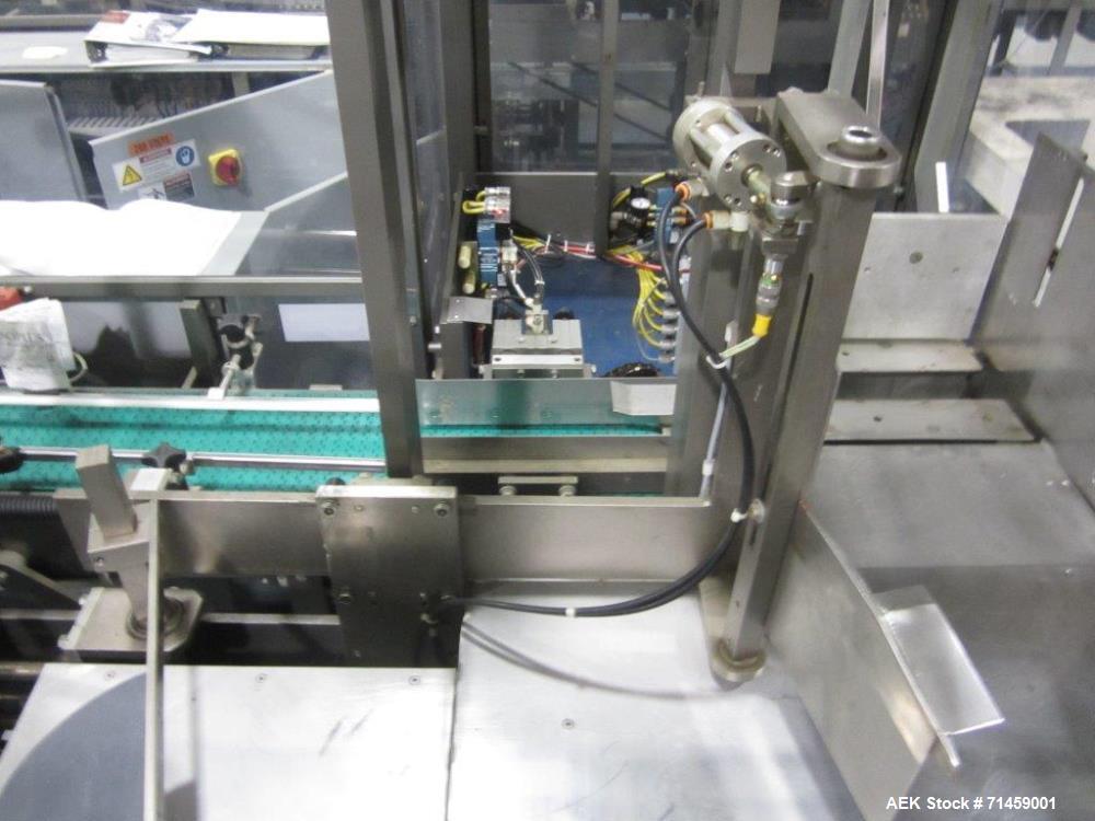 Used Thiele Series 50 Model IM Hair Care Cartoning and Case Packing Line