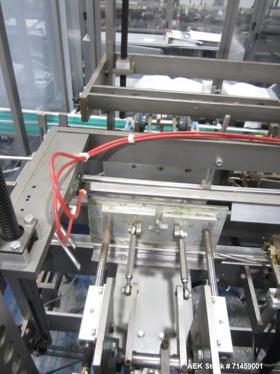Used Thiele Series 50 Model IM Hair Care Cartoning and Case Packing Line