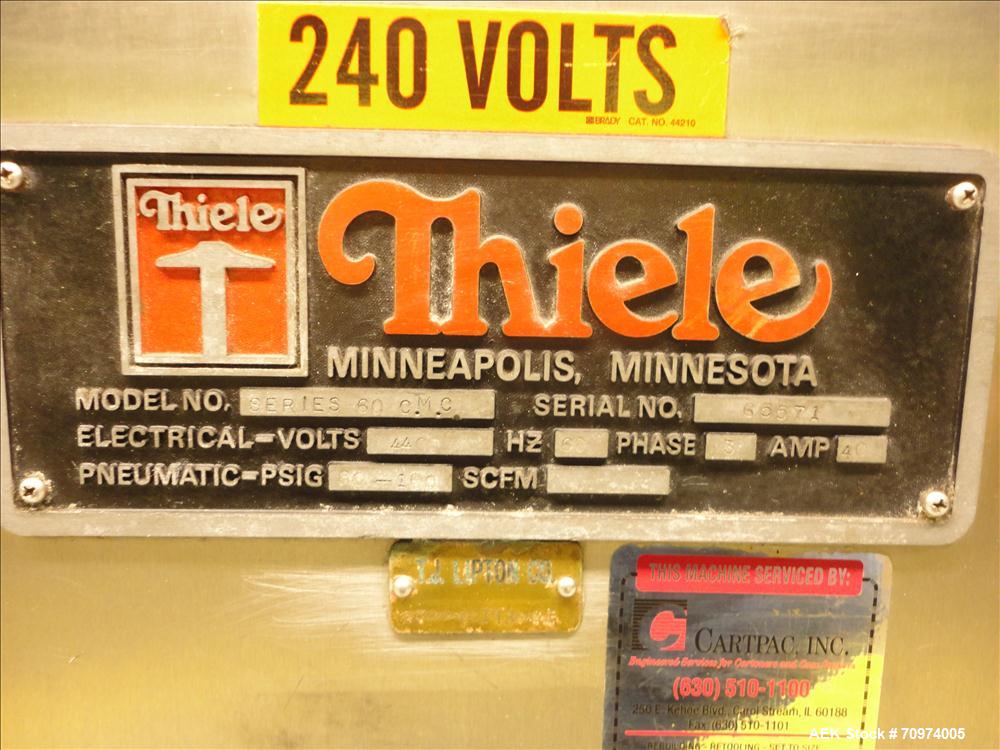 Used Thiele Series 60 Continuous Motion Cartoner