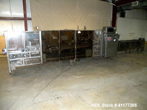 Used Tisma Automatic Horizontal Hot Glue Cartoner, Model TC-600M