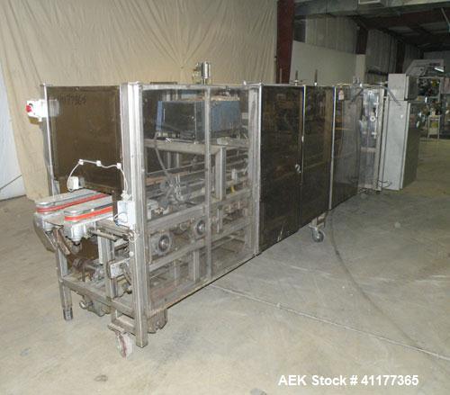 Used Tisma Automatic Horizontal Hot Glue Cartoner, Model TC-600M