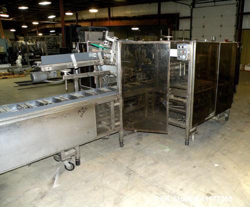 Used Tisma Automatic Horizontal Hot Glue Cartoner, Model TC-600M