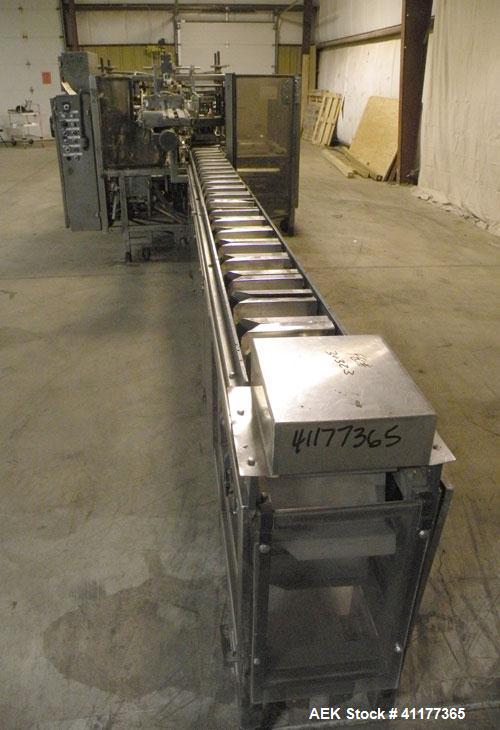 Used Tisma Automatic Horizontal Hot Glue Cartoner, Model TC-600M
