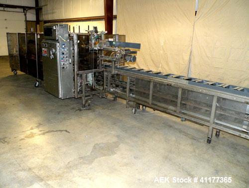 Used Tisma Automatic Horizontal Hot Glue Cartoner, Model TC-600M