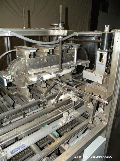 Used Tisma Automatic Horizontal Hot Glue Cartoner, Model TC-600M