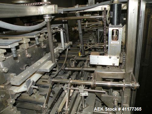 Used Tisma Automatic Horizontal Hot Glue Cartoner, Model TC-600M