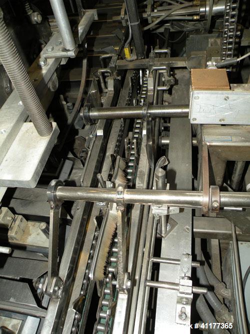 Used Tisma Automatic Horizontal Hot Glue Cartoner, Model TC-600M