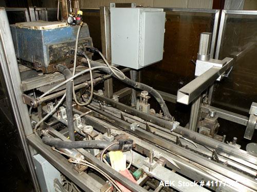Used Tisma Automatic Horizontal Hot Glue Cartoner, Model TC-600M