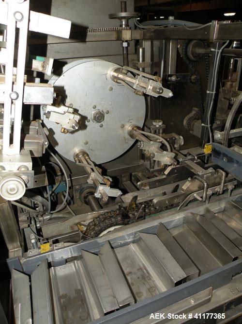 Used Tisma Automatic Horizontal Hot Glue Cartoner, Model TC-600M
