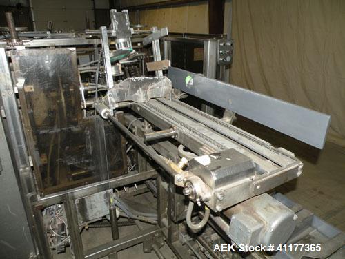 Used Tisma Automatic Horizontal Hot Glue Cartoner, Model TC-600M