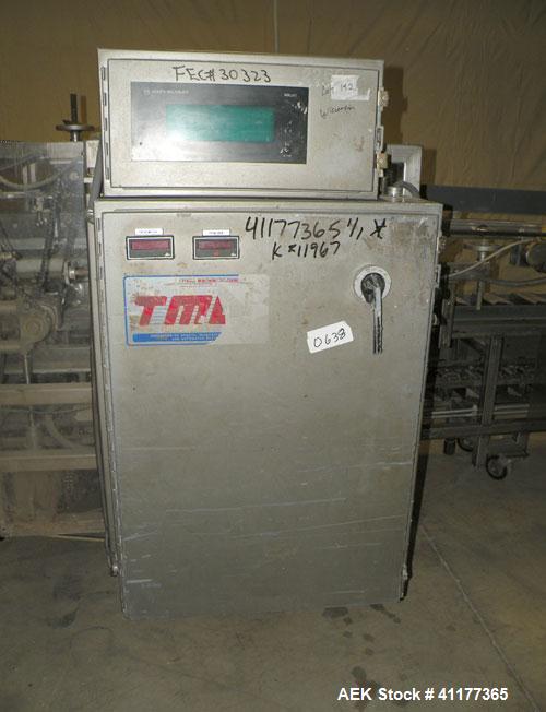 Used Tisma Automatic Horizontal Hot Glue Cartoner, Model TC-600M