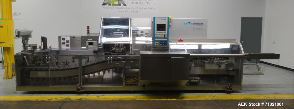 Used Uhlmann Model C 2205 Automatic Horizontal Tuck Cartoner