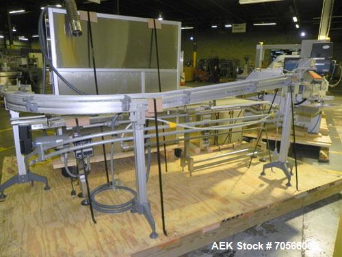 Used Uhlmann Model C2206 Automatic Horizontal Cartoner. Machine is capable of speeds up to 200 cartons per minute. Has 6" centers for a max carton range: length 130 mm, width up to 100 mm, depth to 2...