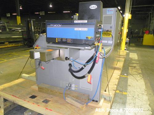 Used Uhlmann Model C2206 Automatic Horizontal Cartoner. Machine is capable of speeds up to 200 cartons per minute. Has 6" centers for a max carton range: length 130 mm, width up to 100 mm, depth to 2...