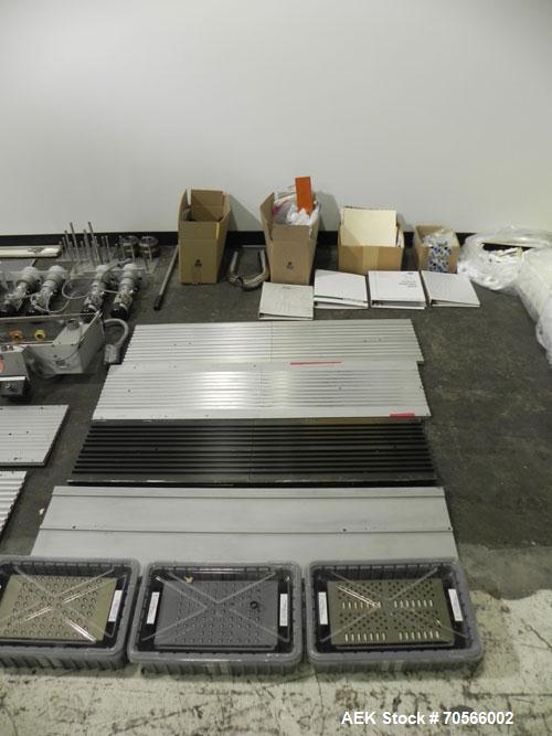 Used Uhlmann Model C2206 Automatic Horizontal Cartoner. Machine is capable of speeds up to 200 cartons per minute. Has 6" centers for a max carton range: length 130 mm, width up to 100 mm, depth to 2...