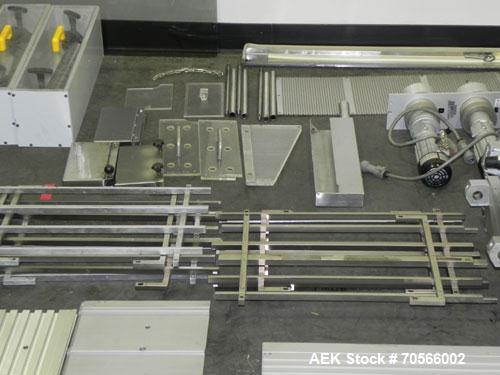 Used Uhlmann Model C2206 Automatic Horizontal Cartoner. Machine is capable of speeds up to 200 cartons per minute. Has 6" centers for a max carton range: length 130 mm, width up to 100 mm, depth to 2...