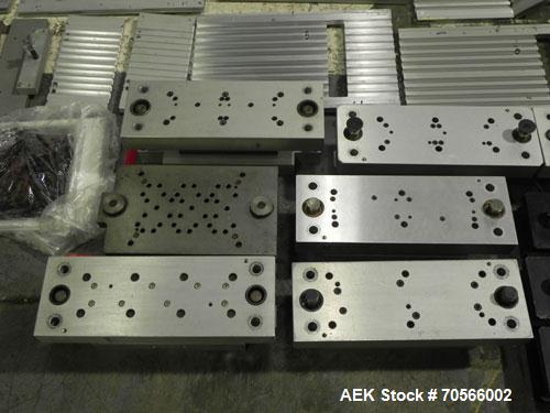 Used Uhlmann Model C2206 Automatic Horizontal Cartoner. Machine is capable of speeds up to 200 cartons per minute. Has 6" centers for a max carton range: length 130 mm, width up to 100 mm, depth to 2...