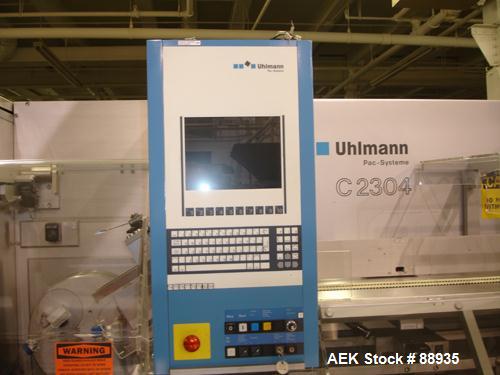 Used Uhlmann C2304 High Speed Blister Cartoner