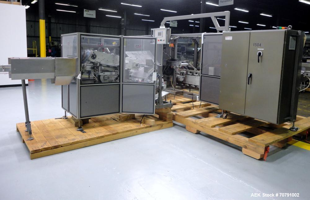 Used- Z-Automation Model CH9-401 Pouch Stacker Horizontal Cartoner with Hot Melt