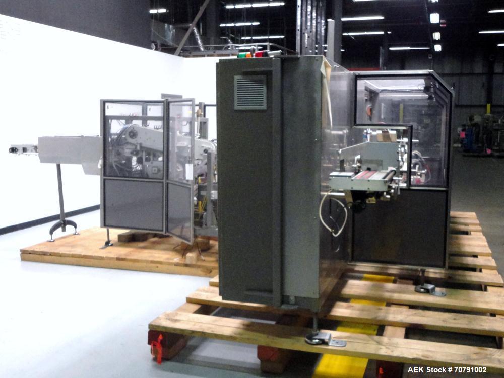 Used Z-Automation Model CH9-401 Pouch Stacker Horizontal Cartoner with Hot Melt
