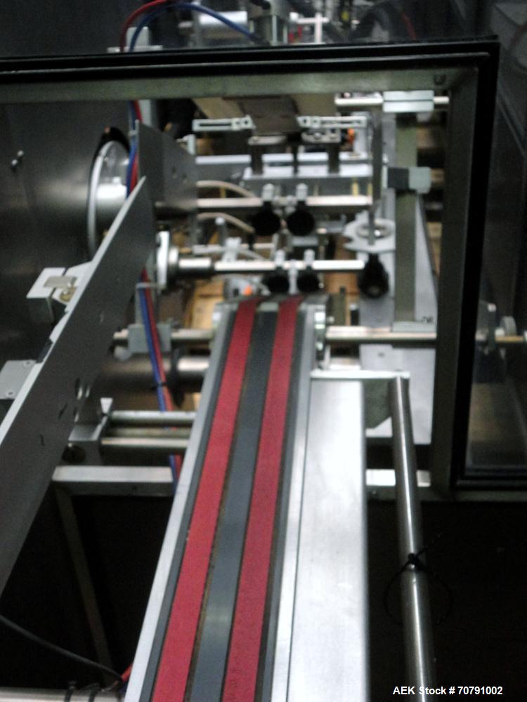 Used Z-Automation Model CH9-401 Pouch Stacker Horizontal Cartoner with Hot Melt