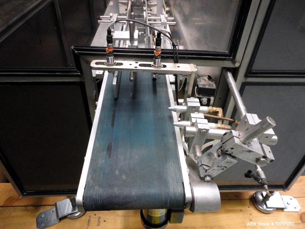 Used Z-Automation Model CH9-401 Pouch Stacker Horizontal Cartoner with Hot Melt